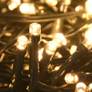 vidaXL 60 részes karácsonyi gömbszett csúccsal és 150 LED-del
