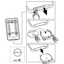 vidaXL hideg fehér fényű LED-szalag 150 LED-el 15 m