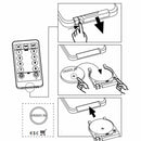 vidaXL hideg fehér fényű LED-szalag 300 LED-el 30 m