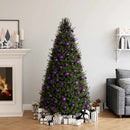 vidaXL 100 darabos lila karácsonyi gömbkészlet