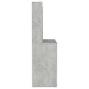 vidaXL betonszürke LED-es MDF sminkasztal 100 x 40 x 135 cm