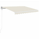 vidaXL krémszínű kézzel kihúzható napellenző 350 x 250 cm