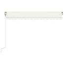 vidaXL krémszínű automata napellenző 400 x 350 cm