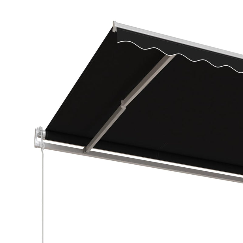 vidaXL antracitszürke automata napellenző 400 x 350 cm
