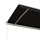 vidaXL antracitszürke automata napellenző 450 x 350 cm