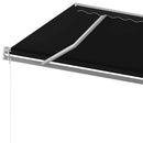 vidaXL antracitszürke kézzel kihúzható napellenző 500 x 350 cm