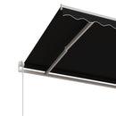 vidaXL antracitszürke automata napellenző 500 x 350 cm
