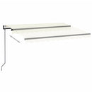 vidaXL krémszínű automata napellenző 350 x 250 cm