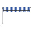 vidaXL kék/fehér automata szélérzékelős és LED-es napellenző 350x250cm