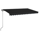 vidaXL antracitszürke automata napellenző 450 x 350 cm