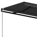 vidaXL antracitszürke kézzel kihúzható napellenző 500 x 350 cm