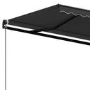 vidaXL antracitszürke kézzel kihúzható napellenző 600 x 350 cm