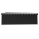 vidaXL antracitszürke kézzel kihúzható napellenző redőnnyel 4,5 x 3 m