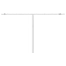 vidaXL antracitszürke kézzel kihúzható póznás napellenző 450 x 300 cm