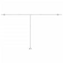 vidaXL kék/fehér automata szélérzékelős és LED-es napellenző 500x300cm