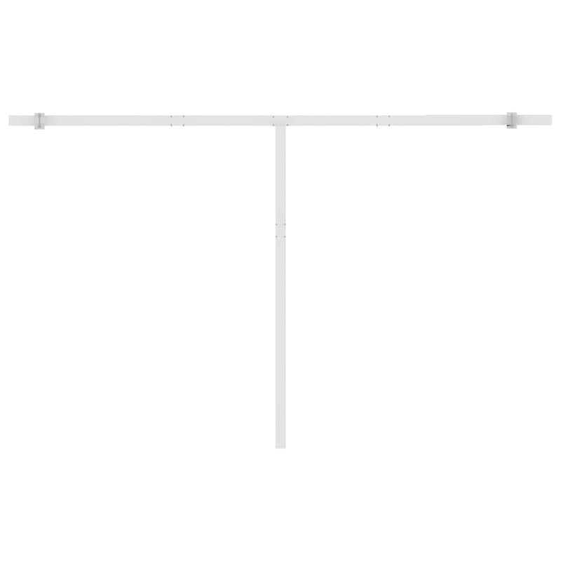 vidaXL antracitszürke automata póznás napellenző 400 x 350 cm
