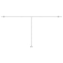 vidaXL kék/fehér automata szélérzékelős és LED-es napellenző 600x350cm