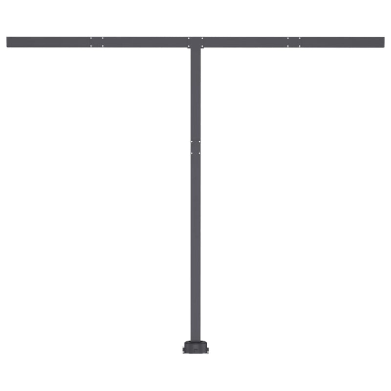 vidaXL kék és fehér automata póznás napellenző 300 x 250 cm