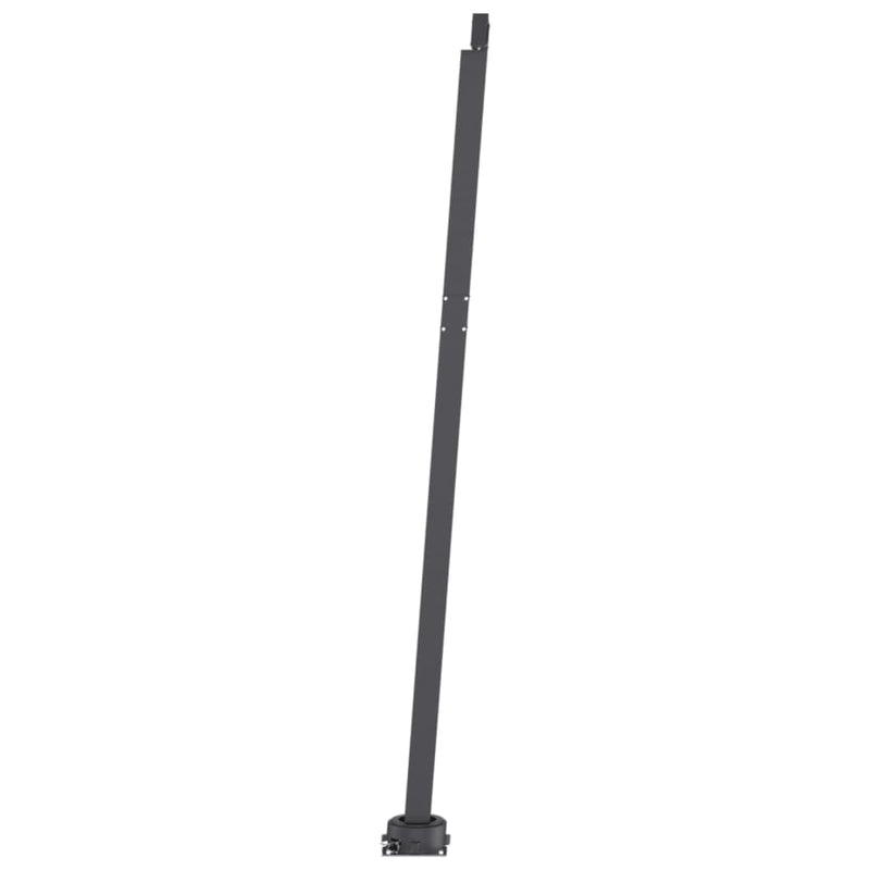 vidaXL sárga-fehér automata póznás napellenző 300 x 250 cm