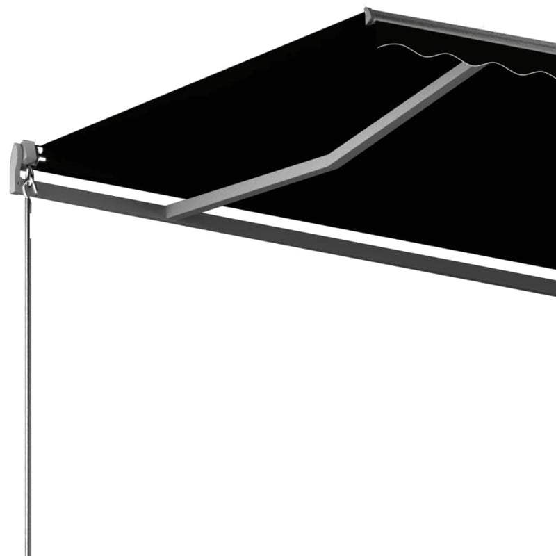 vidaXL antracitszürke automata póznás napellenző 300 x 250 cm