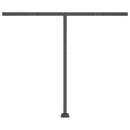 vidaXL antracitszürke automata póznás napellenző 300 x 250 cm