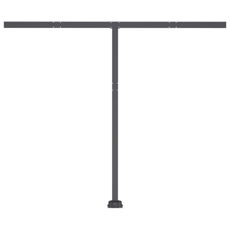 vidaXL antracitszürke automata póznás napellenző 300 x 250 cm