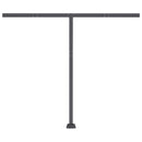 vidaXL narancssárga és barna kézzel kihúzható napellenző 350 x 250 cm