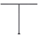 vidaXL kék és fehér automata póznás napellenző 350 x 250 cm