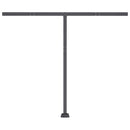 vidaXL antracitszürke automata póznás napellenző 350 x 250 cm