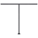 vidaXL narancssárga-barna automata póznás napellenző 350 x 250 cm