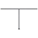 vidaXL krémszínű kézzel kihúzható póznás napellenző 400 x 300 cm