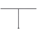 vidaXL antracitszürke szélérzékelős és LED-es napellenző 450 x 300 cm