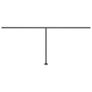 vidaXL sárga-fehér automata póznás napellenző 600 x 300 cm