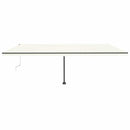 vidaXL krémszínű automata szélérzékelős és LED-es napellenző 600x300cm