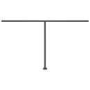 vidaXL kék és fehér kézzel kihúzható LED-es napellenző 400 x 350 cm