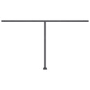 vidaXL sárga-fehér automata póznás napellenző 450 x 350 cm