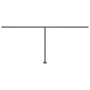 vidaXL sárga-fehér automata póznás napellenző 600 x 350 cm