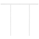 vidaXL kék és fehér automata napellenző póznákkal 3,5 x 2,5 m