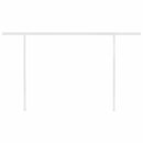 vidaXL sárga és fehér automata napellenző póznákkal 4 x 3 m