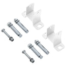 vidaXL sárga és fehér automata napellenző póznákkal 5x3 m