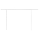 vidaXL krémszínű automata napellenző póznákkal 4 x 3,5 m