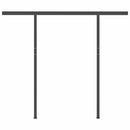 vidaXL krémszínű kézzel kihúzható LED-es napellenző 3 x 2,5 m