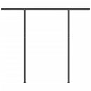 vidaXL antracitszürke automata napellenző póznákkal 3 x 2,5 m