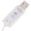 vidaXL dekoratív luxus szövet karácsonyi LED-es hóember figura 90 cm