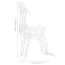 vidaXL 160 LED-es hideg fehér akril karácsonyi rénszarvascsalád