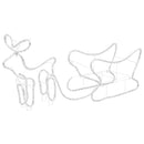 vidaXL rénszarvas és szán kültéri karácsonyi dekoráció 252 LED-del