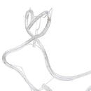 vidaXL rénszarvas és szán kültéri karácsonyi dekoráció 252 LED-del