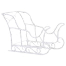 vidaXL akril rénszarvasos-szános karácsonyi dísz 160 LED-del 130 cm