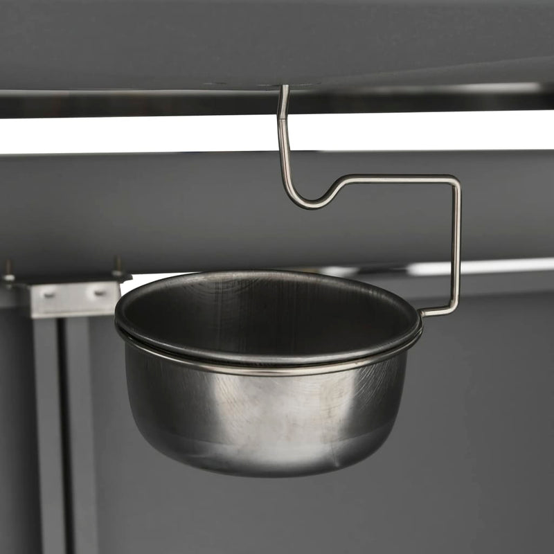 vidaXL ezüst gázgrillsütő 4+1 főzőfelülettel