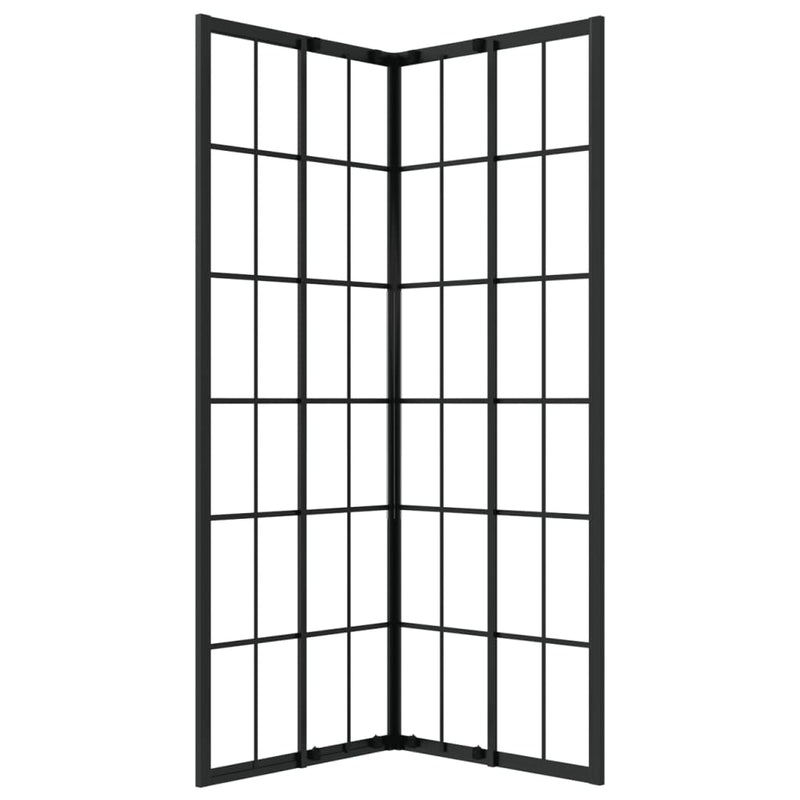 vidaXL ESG zuhanykabin 80 x 80 x 180 cm